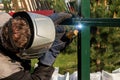 young man welder Royalty Free Stock Photo