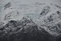 Close-up zoom to Mount Cook, NZ Royalty Free Stock Photo