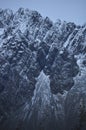 Close-up zoom to Mount Cook, NZ Royalty Free Stock Photo