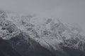 Close-up zoom to Mount Cook, NZ Royalty Free Stock Photo