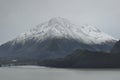 Close-up zoom to Mount Cook, NZ Royalty Free Stock Photo