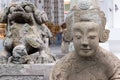 Close-ups statue the face Chinese Ship Ballast.