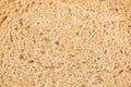 Close view of an all natural slice of bread Royalty Free Stock Photo