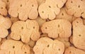 Close view of animal crackers