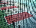 The close view of batting cage Royalty Free Stock Photo