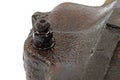 Close view brake bleeder valve