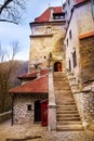 Close view of Bran Castle (Dracula castle) Royalty Free Stock Photo