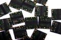 computer memory chips Royalty Free Stock Photo