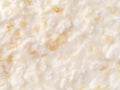 Close view cottage cheese with pineapple chunks Royalty Free Stock Photo