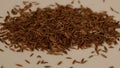 Close view of cumin spice in sharp focus