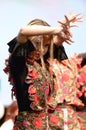 Female dancer clapping during the Flamenco Tree El Arbol del flamenco musical show