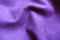 Close view of draped violet faux suede Royalty Free Stock Photo