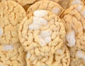 Close view of gluten free soy chips
