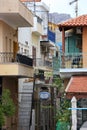 A close view of the houses in the streets of Calymnos Island