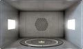Microwave Interior Royalty Free Stock Photo