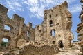 Remains of the ruined castle of Saissac