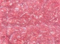 Close view of lean ground packaged beef Royalty Free Stock Photo