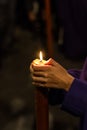 Nazareno candle in Seville holy week