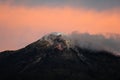 A close view of the Nevado del Tolima. One of the few snow picks in Colombia