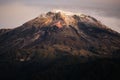 A close view of the Nevado del Tolima. One of the few snow picks in Colombia