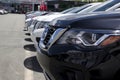 Close view of the new Nissan Pathfinder in black