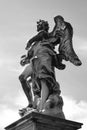 Rome, Italy - Setember 02 2023: Bernini Angel Statue