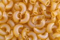 Close view of organic elbow macaroni Royalty Free Stock Photo