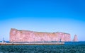 Close view of Perce Rock in Gaspe Peninsula