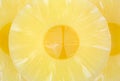 Close view pineapple rings Royalty Free Stock Photo