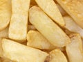 Close view potato steak fries Royalty Free Stock Photo