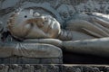 Lying Buddha statue at the Long Son Pagoda, Nha Trang, Vietnam Royalty Free Stock Photo