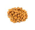 Close view roasted peanuts Royalty Free Stock Photo