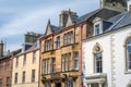 CLose view of scottish facades in Campbeltown