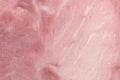 Close view of a slice of honey ham Royalty Free Stock Photo