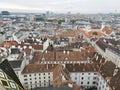 Vienna Austria - St. Stephan Cathedral - roof view Royalty Free Stock Photo