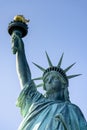 Close view of the Statue of Liberty in New York, USA Royalty Free Stock Photo