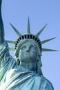 Close view of the Statue of Liberty in New York, USA Royalty Free Stock Photo