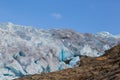 Close view of Svartisen glacier in Norway Royalty Free Stock Photo