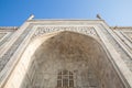 The close view of Taj Mahal, india Royalty Free Stock Photo