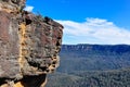 Close view of Three Sisters rocks in Blue Mountains, Australia Royalty Free Stock Photo