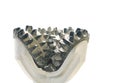 Close view of tooth arrangement in a drilling bit Royalty Free Stock Photo
