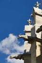 Gargoyles of the Saint-Cyr-et-Sainte-Julitte cathedral in Nevers