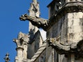 Gargoyles of the Saint-Cyr-et-Sainte-Julitte cathedral in Nevers