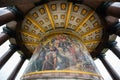 Close view of the Victory Column in Berlin, Germany Royalty Free Stock Photo