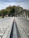 Close view of the Vietnam Memorial Wall