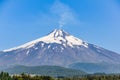 Close view of Villarrica Volcano, Pucon, Chile