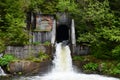 Close view of water escape gallery on the somesul rece river