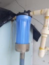 Close view of a water purifier or filter, water purification system