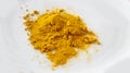 Yellow curry powder background Royalty Free Stock Photo