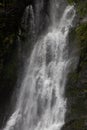 Close waterfall rocks.